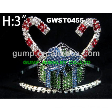 Christmas gift rhinestone tiara and crown